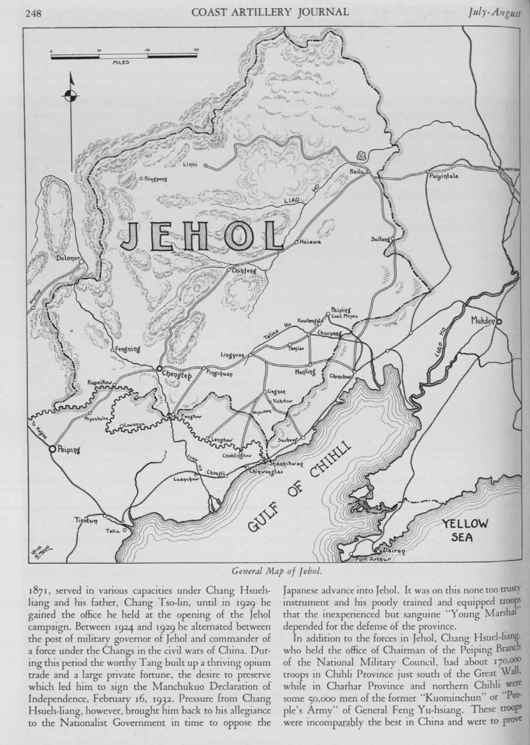 General Map of Jehol